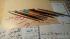 Dip pen qalam with left oblique nib for Arabic,Farsi calligraphy Gold plated nib